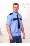 Рубашка охранника короткий рукав, на поясе