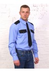 Рубашка охранника длинный рукав, под заправку
